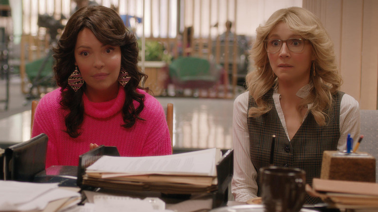 Tully and Kate stare in shock  