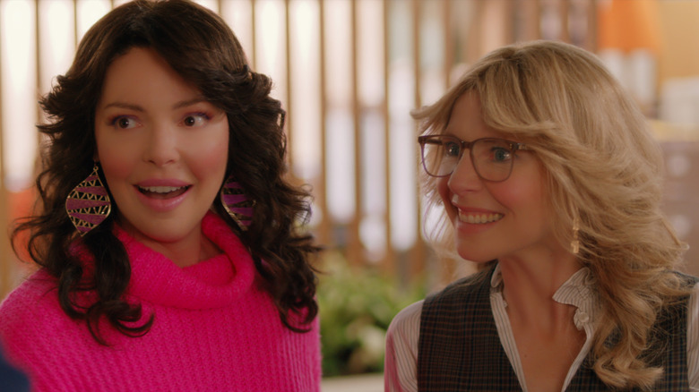 Tully Hart and Kate Mularkey smiling