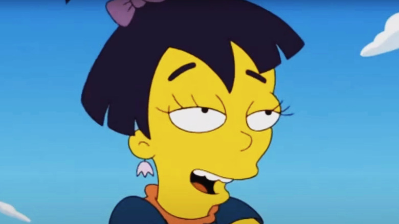 Simpsons Nikki Mckenna close up