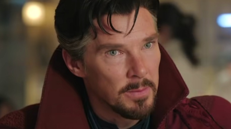 Doctor Strange staring past the camera