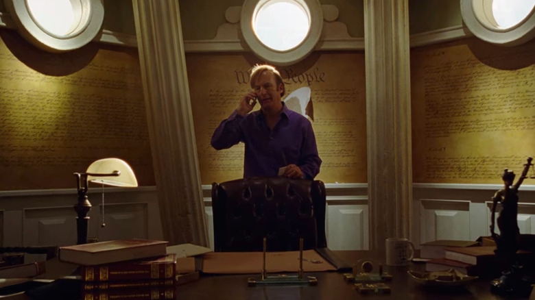Saul Goodman on the phone in Better Call Saul