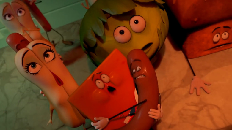 Food looking scared