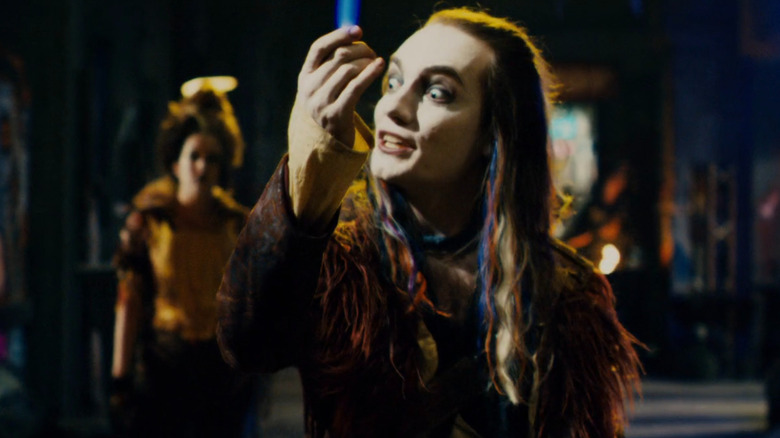 Graverobber showing off a little glass vial of Zydrate in Repo! The Genetic Opera
