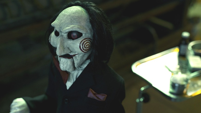 Billy the puppet looking left
