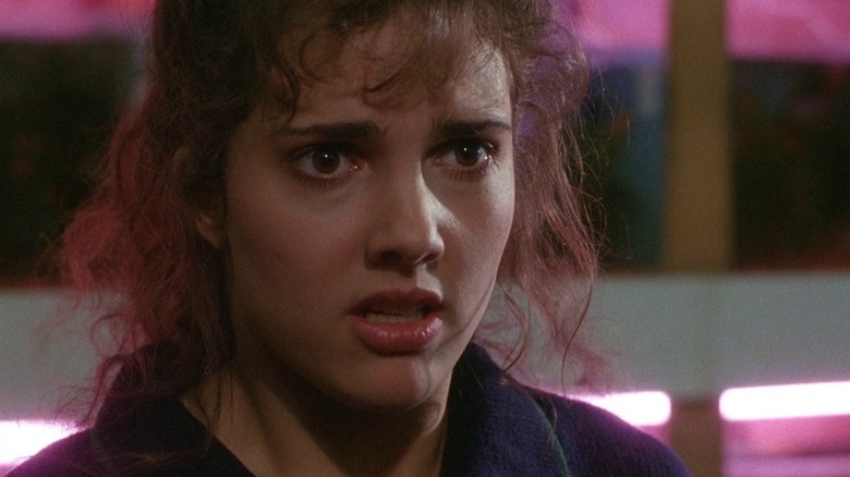 Kirsty afraid in "Hellraiser" (1987)