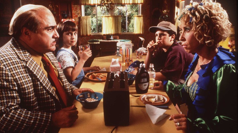 Matilda and the Wormwood family at breakfast