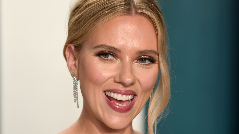 Scarlett Johansson smiling