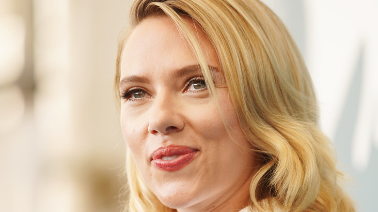 Scarlett Johansson smiling