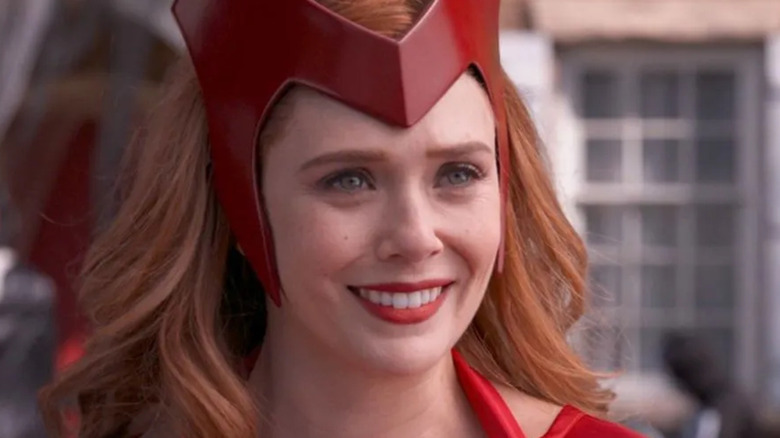 Scarlet Witch smiling 