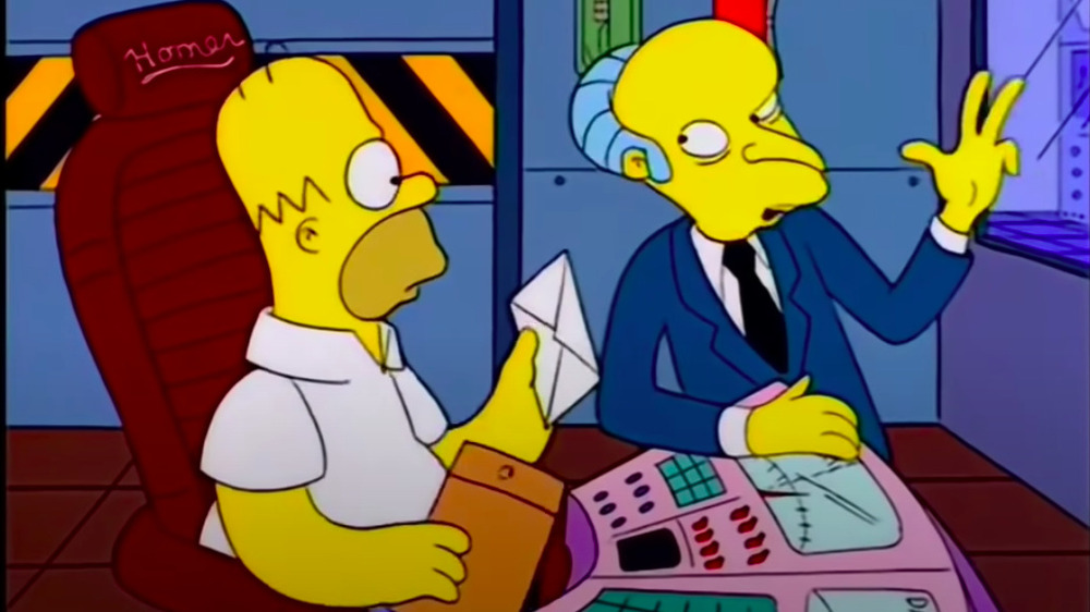 Homer and Mr. Burns