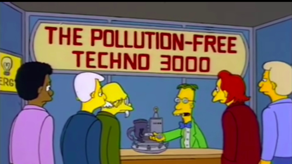 Frink demonstrating invention