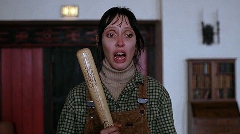 Shelley Duvall said that the stress made her hair fall out from shooting the Shining, as she has to give more than 100 takes for a scene.