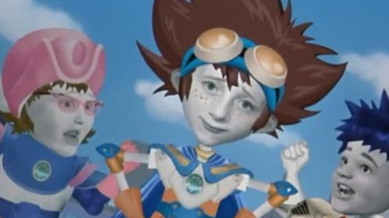 Angela Anaconda characters cosplay Digimon characters in "Digimon: The Movie" (2000)