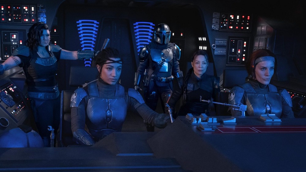 The women of The Mandalorian in action