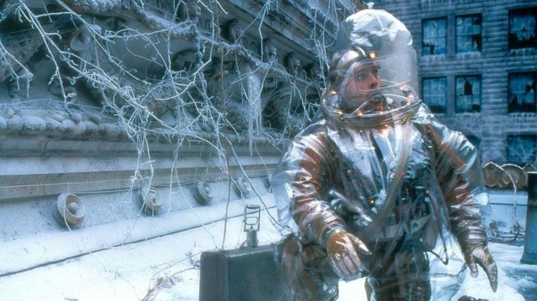 James Cole taking samples in "12 Monkeys" (1995)