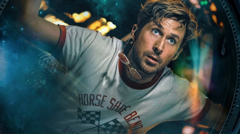 Ryland Grace looking through a porthole in "Project Hail Mary"