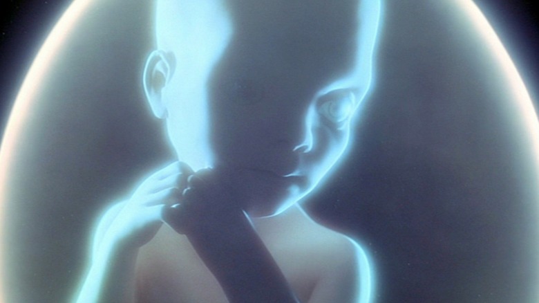 Giant baby fetus in space in 2001: A Space Odyssey (1968)