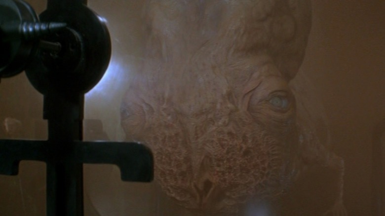 Space Guild navigator in a giant tank of smoke in Dune (1984)