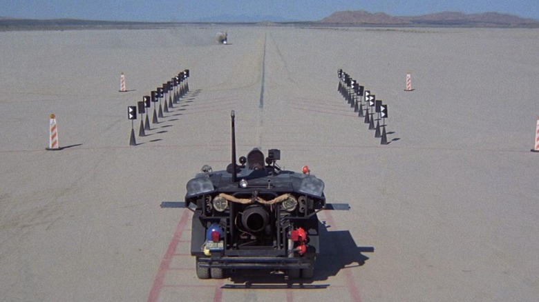 Buckaroo's car with oscillation thruster attached in The Adventures of Buckaroo Banzai Across the 8th Dimension (1984)