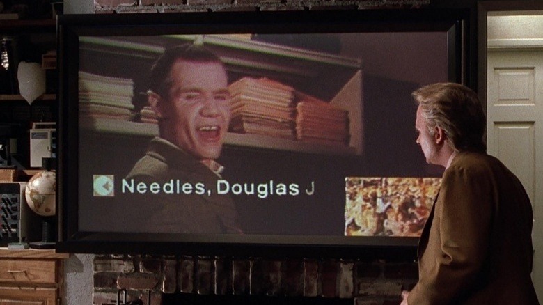 Marty McFly in a video chat in Back to the Future Part II