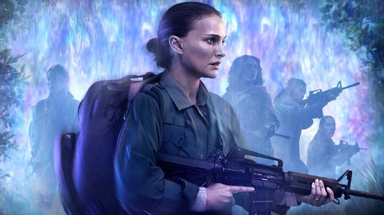 Lena surrounded by light