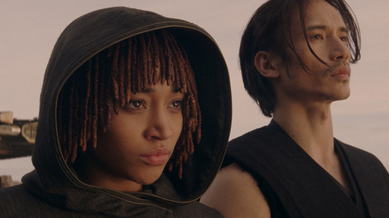 Osha Aniseya and the Stranger looking into the distance