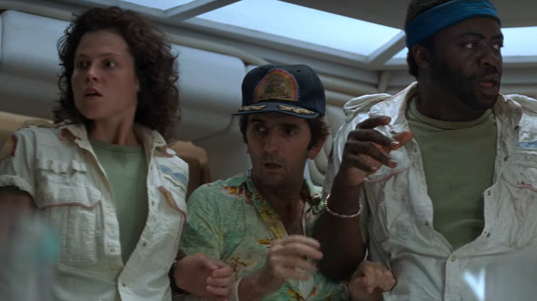 Ripley and Alien cast scared