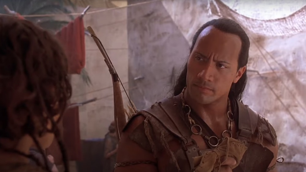 Dwayne Johnson in The Scorpion King