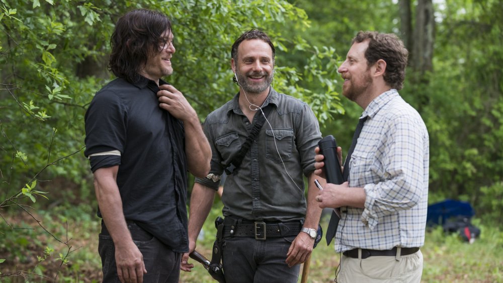 Scott Gimple with TWD cast