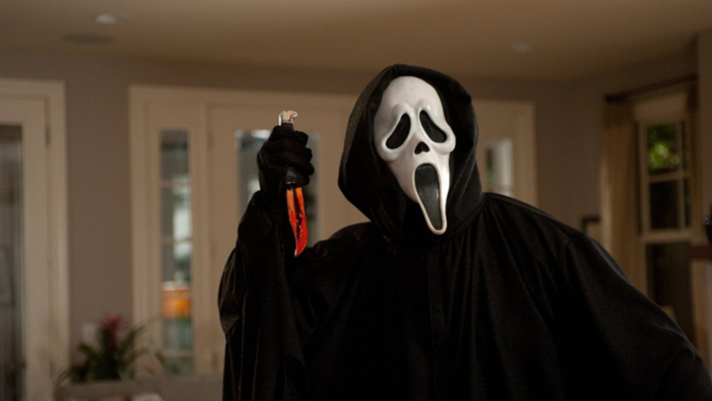 Ghostface with bloody knife