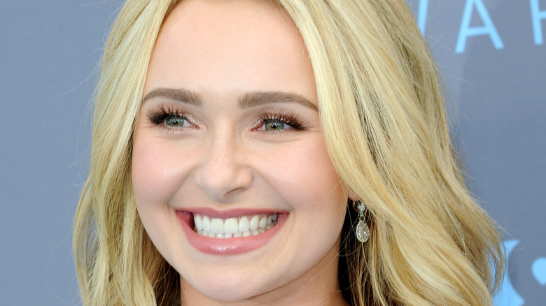 Hayden Panettiere smiling off camera