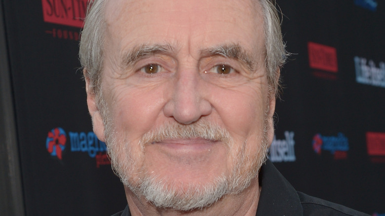 Wes Craven smiling at event