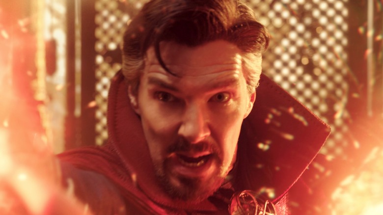 Benedict Cumberbatch playing Doctor Strange