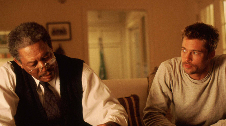 Morgan Freeman and Brad Pitt