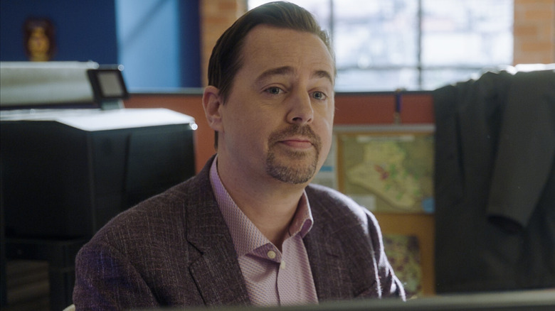 NCIS Agent Timothy McGee at desk