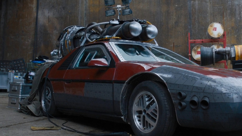 Pontiac Fiero with rocket enhancements