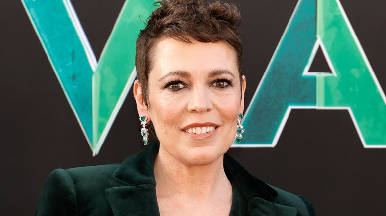 Olivia Colman smiling