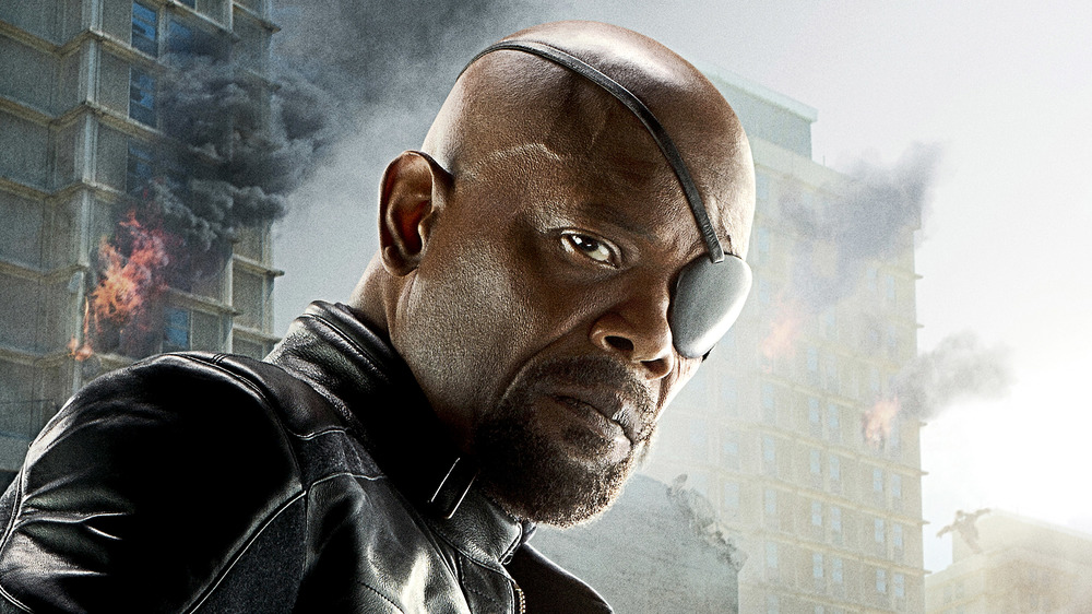 Samuel L. Jackson as Nick Fury in the Marvel Cinematic Universe
