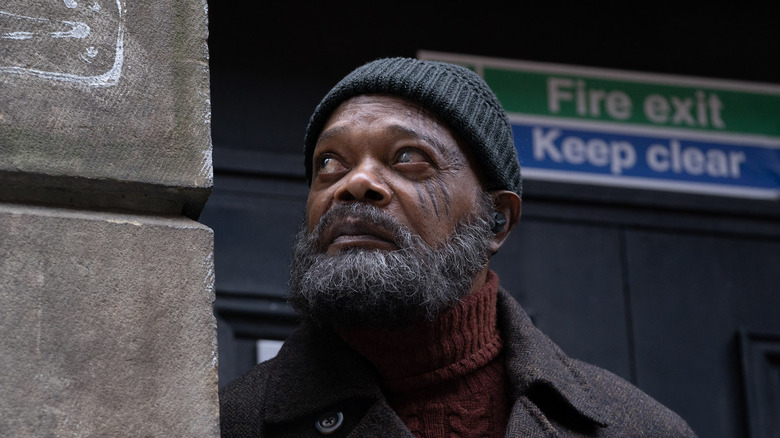 Nick Fury grey beard wool hat