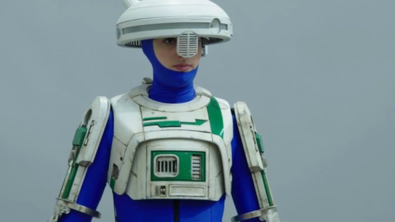 Phoebe Waller-Bridge as L3-37 in Solo: A Star Wars Story