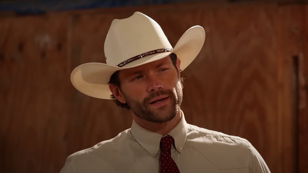 Jared Padalecki in cowboy hat on Walker