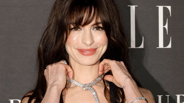 Anne Hathaway smiling 