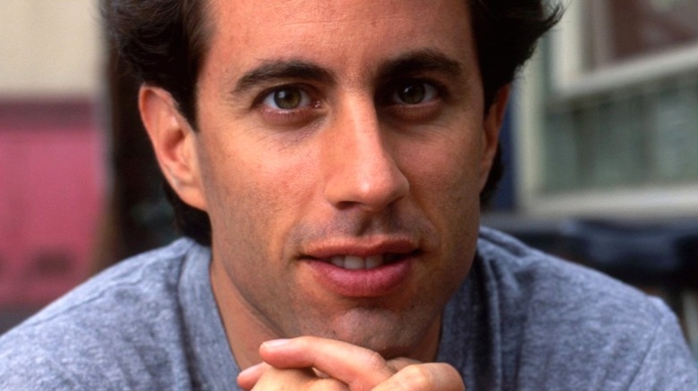 Jerry Seinfeld posing for a photo