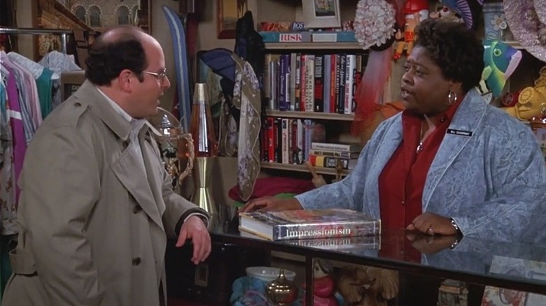 George donating a book