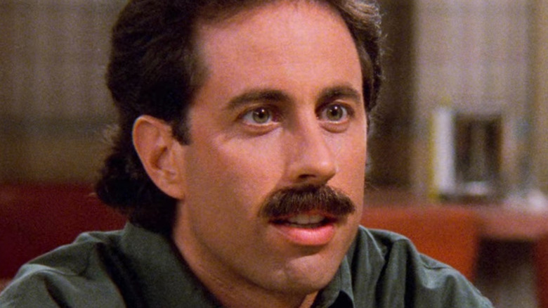 Jerry Seinfeld with mustache