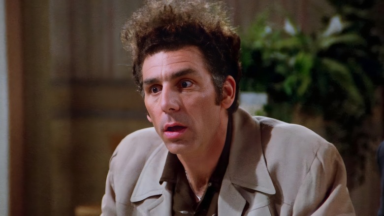 Kramer staring with mouth open