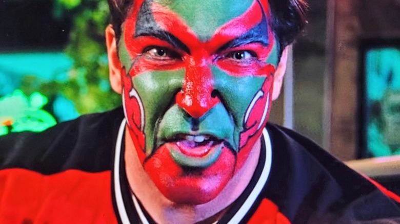 David Puddy New Jersey Devils face paint
