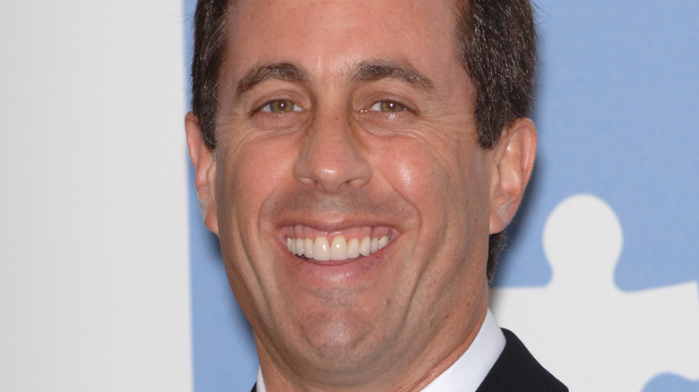Jerry Seinfeld smiling at event