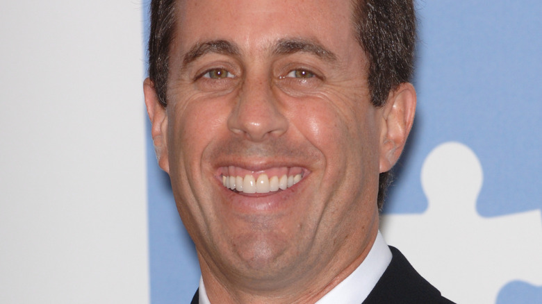 Jerry Seinfeld smiling at event