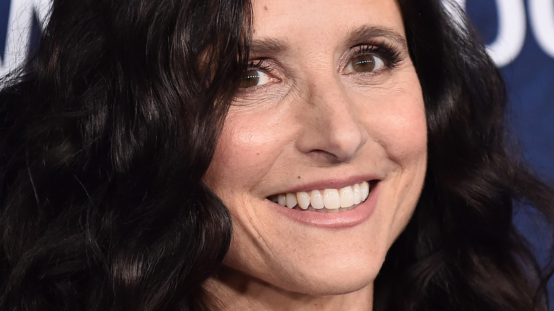 Julia-Louis Dreyfus smiles